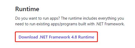 download .net 4.8|net runtime 4.8 download.